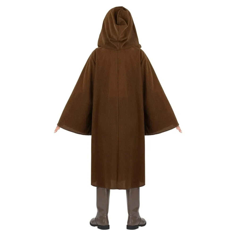 STAR WARS Jedi‎ Hooded Robe Costume Cosplay Child One Size Fits All Halloween
